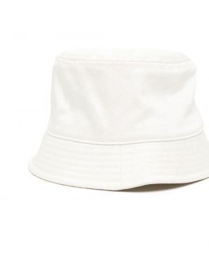 Žakárový klobouk Bottega Veneta bílý