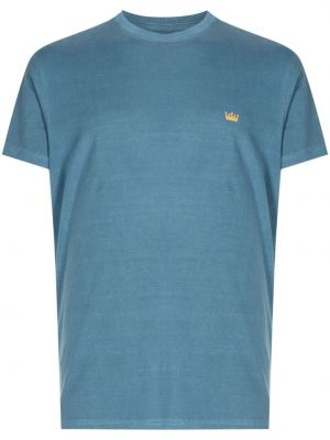 Bavlnené tričko Osklen modrá