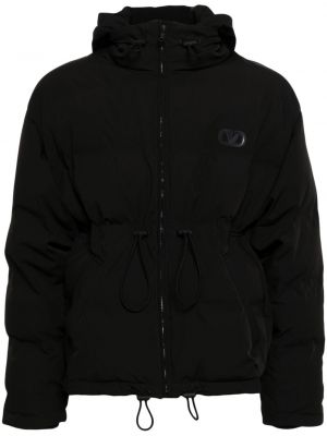 Dūnu jaka ar kapuci Valentino Garavani melns