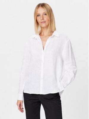Priliehavá košeľa Sisley biela