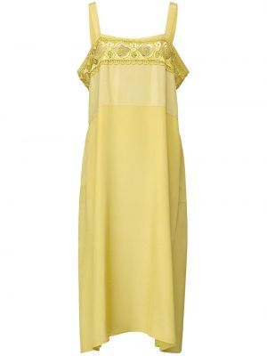 Midi haljina Maison Margiela žuta