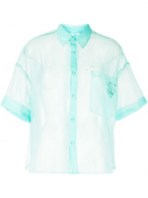 Прозрачна блуза Izzue зелено