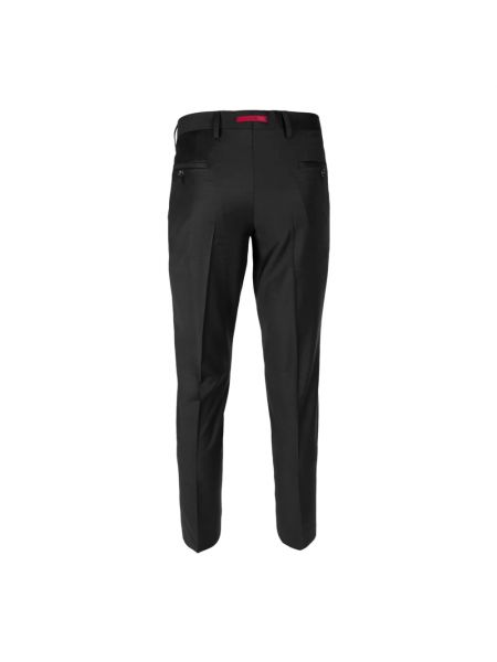Spodnie wełniane slim fit Roy Robson czarne