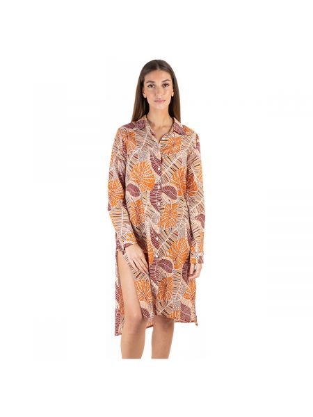 Mini šaty Isla Bonita By Sigris oranžové