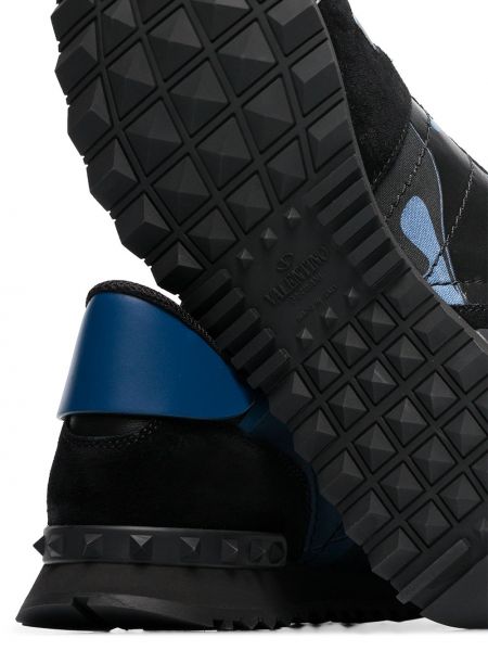 Sneakersy w kamuflażu Valentino niebieskie