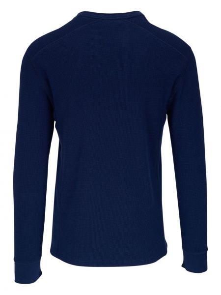 Chemise en tricot avec manches longues Vince bleu