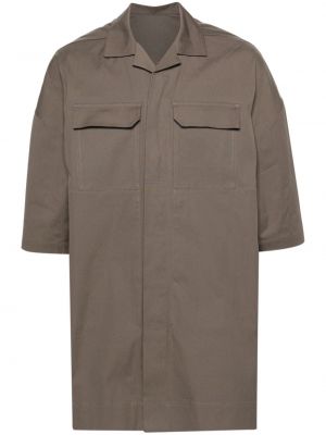 Medvilninė marškiniai Rick Owens pilka