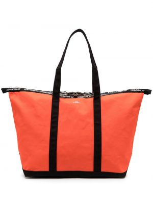 Τσάντα shopper με σχέδιο A.p.c. πορτοκαλί