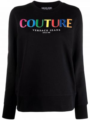 Sweatshirt Versace Jeans Couture svart