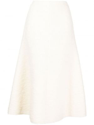 Midi φούστα Chloé λευκό