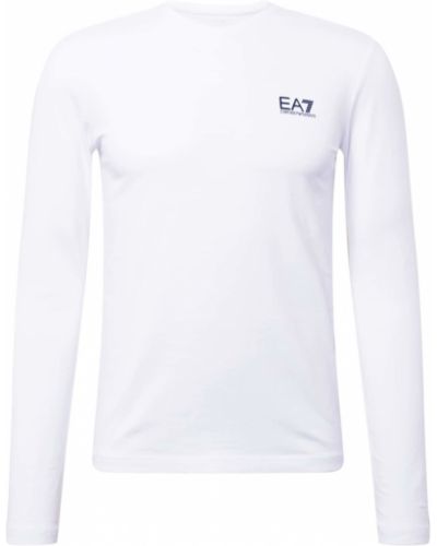 Majica z dolgimi rokavi z dolgimi rokavi Ea7 Emporio Armani bela