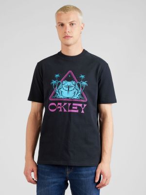 Marškinėliai Oakley juoda