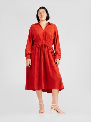 Košeľové šaty Michael Kors Plus červená