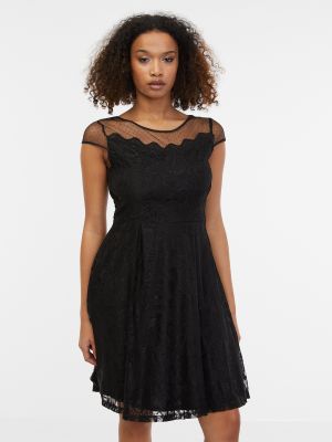 Φόρεμα με δαντέλα Orsay μαύρο