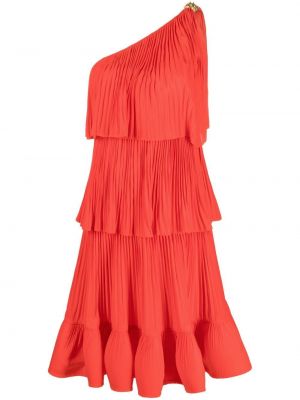 Plisované šaty Lanvin červená