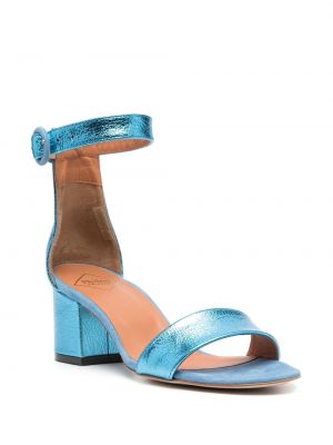 Kožené sandály Paul Warmer modré