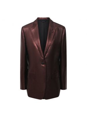 Шерстяной пиджак Tom Ford коричневый