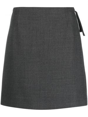 Vlněné mini sukně Odeeh šedé