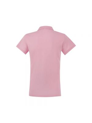 Polo slim fit bawełniana Ralph Lauren różowa