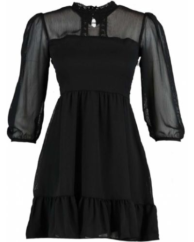 Κοκτέιλ φόρεμα Trendyol μαύρο