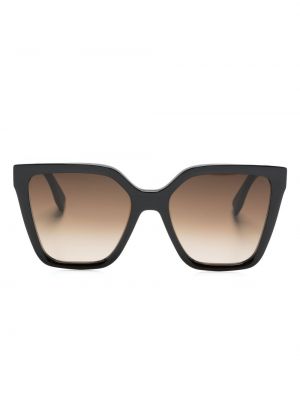 Слънчеви очила с принт Fendi Eyewear черно