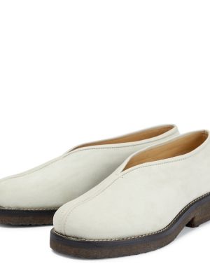 Pantofi loafer din piele de căprioară Lemaire bej
