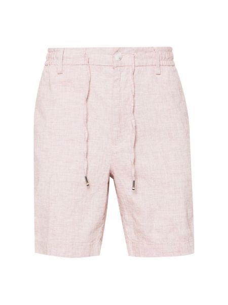 Leinen shorts Hugo Boss pink