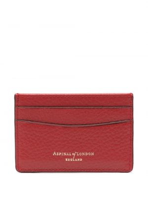 Kožená peněženka Aspinal Of London červená