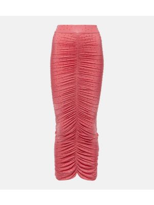 Maxi φούστα από ζέρσεϋ Alex Perry ροζ