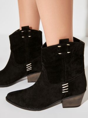 Ankle boots Trendyol czarne