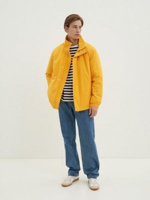 Утепленная демисезонная куртка Finn Flare желтая