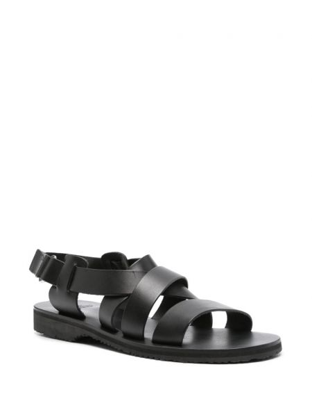 Kožené sandály Paraboot černé