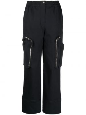 Pantalon cargo avec poches Blanca Vita noir