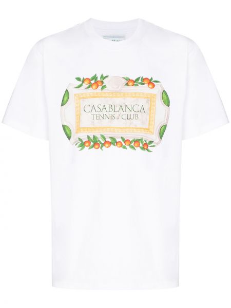 Camiseta de tenis Casablanca blanco