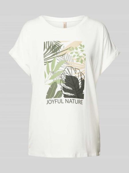 Koszulka z nadrukiem Soyaconcept zielona