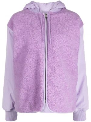 Flisas džemperis su gobtuvu Chocoolate violetinė