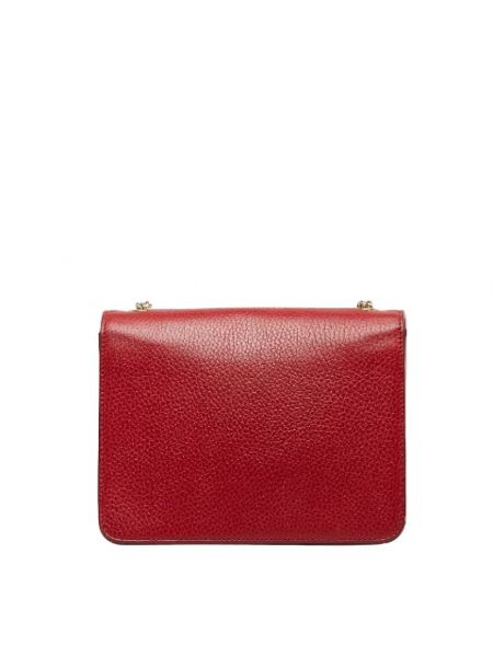 Bolso cruzado de cuero retro Gucci Vintage rojo