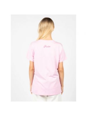 Camiseta de cuello redondo Pinko rosa