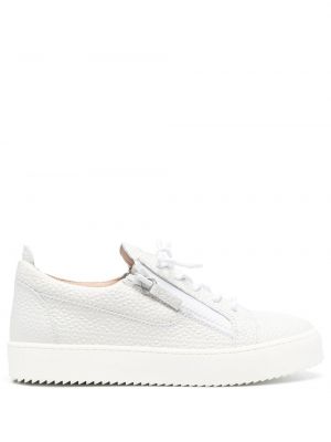 Lær sneakers Giuseppe Zanotti hvit