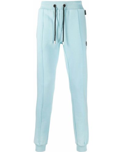 Pantalones de chándal con cordones Philipp Plein azul
