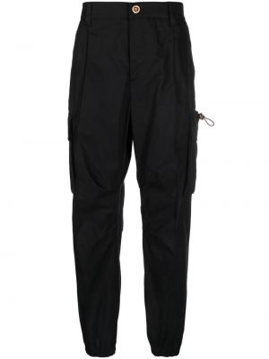 Pantalon cargo avec poches Versace noir