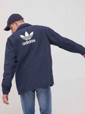 Jakna oversized Adidas Originals plava
