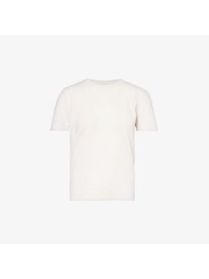 Кашемировая шелковая футболка с круглым вырезом Barrie