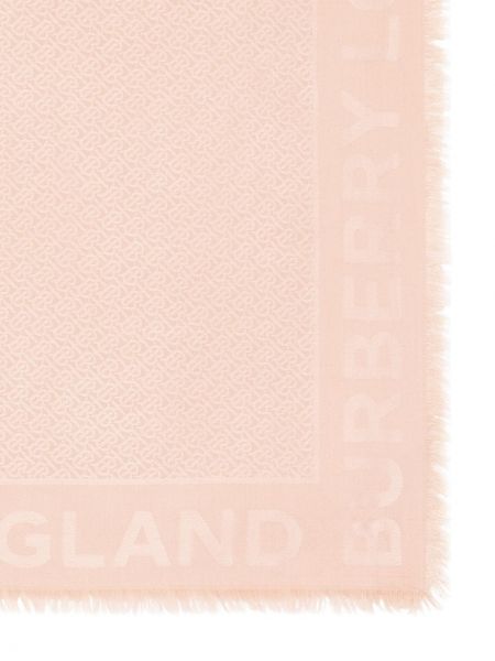 Pañuelo de tejido jacquard Burberry rosa