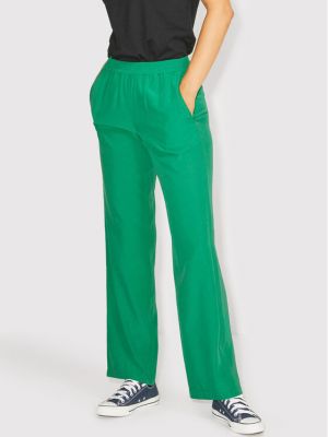 Класически панталони Jjxx зелено