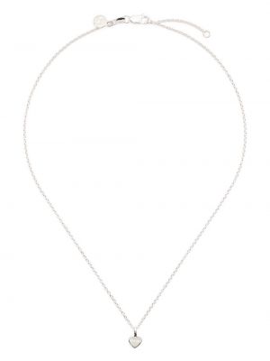 Ogrlica z vzorcem srca Stolen Girlfriends Club srebrna