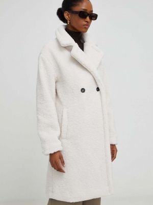 Oversized kabát Answear Lab bílý