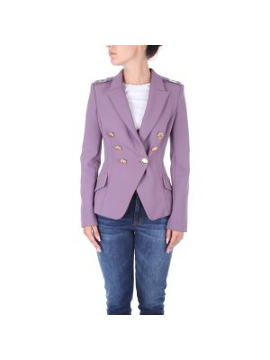 Kabát Elisabetta Franchi lila