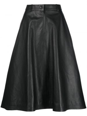 Kožna suknja Balenciaga crna