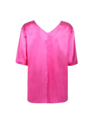 Blusa de seda Xacus rosa